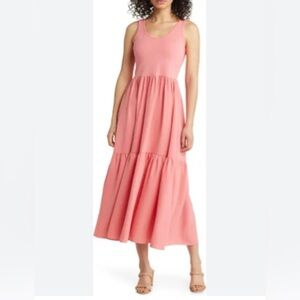 Nordstrom mixed media tank maxi sundress